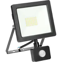 ORNO ALLED 30W LED-Strahler mit PIR, 2400lm, IP44, 4000K, Alu + Glas
