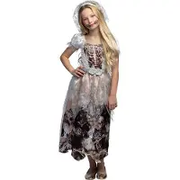 Boland - Kostuum Ghost bride (7-9 jr) - Kinderen - Zombie - Halloween verkleedkleding - Horror