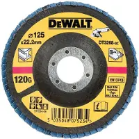 Dewalt Accessoires Lamellen schuurschijf gebogen, Ø125mm, K120 - DT3268-QZ - 10 stuks - DT3268-QZ
