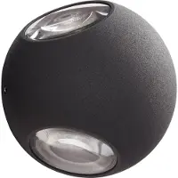 Brilliant AEG Lampe Gus LED buitenwandlamp, antraciet | 3x 3W LED geïntegreerd (SMD-chip), (144lm, 3000K) | IP-beschermingsklasse: 54 - spatwaterdicht