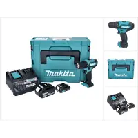 Makita DF333DNX12 boor-/schroefmachine | met 1x 12V 2.0Ah & 1x 18v 5.0Ah Li-ion accu