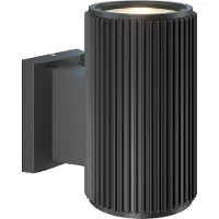 Maytoni Wandlamp buiten Rando, dimbaar, zwart, metaal, Modern, Wandlamp buiten