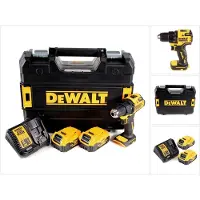 DeWalt DCD 708 P2T Accuboormachine 18 V Li-Ion Brushless in TSTAK doos + 2 x 5.0 Ah accu + lader (Oplaadbare batterij)