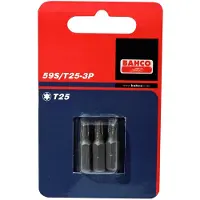Bahco 3xbits t45 25mm 1/4" standard | 59S/T45-3P
