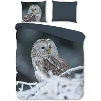 Good Morning Dekbedovertrek Katoen Bennie - grey 240x200/220cm