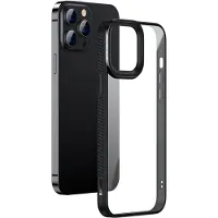 Baseus Apple iPhone 13 Pro Max Hoesje TPU Back Cover Transparant/Blauw