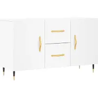 vidaXL Dressoir 100x36x60 cm bewerkt hout wit