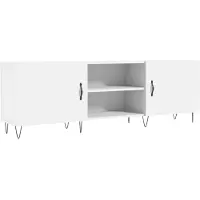 vidaXL Tv-meubel 150x30x50 cm bewerkt hout wit