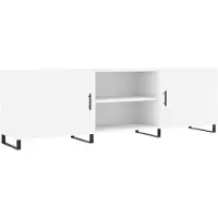 vidaXL Tv-meubel 150x30x50 cm bewerkt hout wit