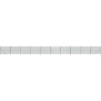vidaXL Gaashek met flens 1,4x25 m groen