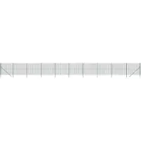 vidaXL Draadgaashek 2,2x25 m gegalvaniseerd staal groen