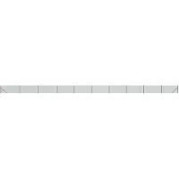 vidaXL Gaashek met flens 1,1x25 m groen