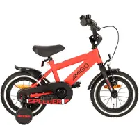 AMIGO Spiel + Freizeit GmbH Jongensfiets Speeder 12 Inch 21,5 cm Jongens Terugtraprem Rood/Zwart