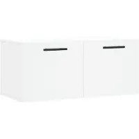 vidaXL Wandkast 80x36,5x35 cm bewerkt hout wit