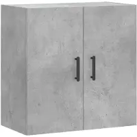 vidaXL Wandkast 60x31x60 cm bewerkt hout betongrijs
