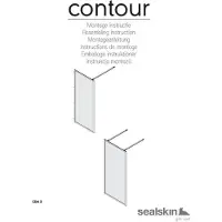 Sealskin contour inloopdouche a3 90x200 cm 6mm helderglas rvs