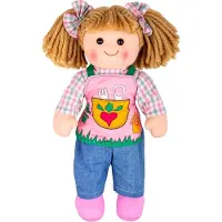 Bigjigs stoffen pop Elsie 35cm