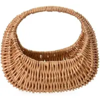 Egmont toys Rieten mand ovaal ca 19x18x12 cm