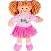 Bigjigs stoffen pop Jasmin 25 cm