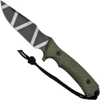 ANV Knives M311 Spelter - Elmax DLC Camo - Micarta Olive mes, Black Kydex