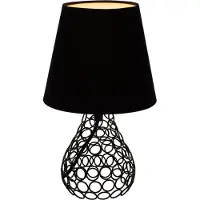 Pauleen Black Brilliance tafellamp m. metalen voet