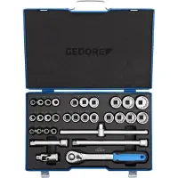 Gedore 2546043 Dopsleutelset Metrisch 1/2 (12,5 mm) 31-delig