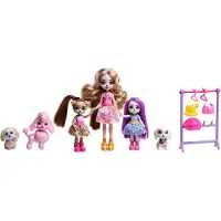 Mattel Enchantimals Glam Party HNV26, Fashionpopp, Vrouwen, 4 jaar, Jongen/Meisje, 220 mm, Meerkleurig