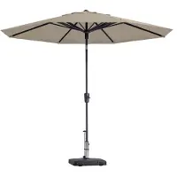 Madison Parasol Paros Luxe Auto Tilt Ecru Grade 6 (300 x 300 cm)
