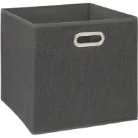JJA Simply Smart Opbergmand Mix N Modul, karton, PP-kunststof, donkergrijs gemêleerd, 31 x 31 cm, 138885D