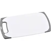 Kesper 1x Rechthoekige witte kunststof snijplanken 20 x 31 cm - Snijplanken