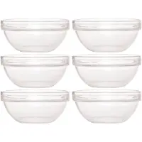 Luminarc 6x Schaaltje/kommetje van glas 10 cm - Serveerschalen