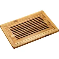 Kesper 1x Rechthoekige acacia houten brood snijplanken 32 x 48 cm - Snijplanken