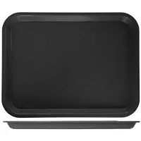Cosy & Trendy Horeca dienblad - zwart - 35 x 27 cm - Serveerbladen - Dienbladen