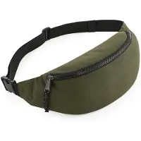 Bagbase Heuptas/fanny pack legergroen met verstelbare band - Heuptassen