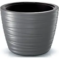 Prosperplast Plantenpot/bloempot Amazing - steengrijs - D47 x H52 cm - Plantenpotten