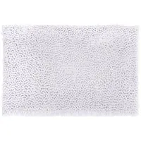 5 Five Badkamer kleedje/badmat voor de vloer - 50 x 80 cm - wit - Badmatjes