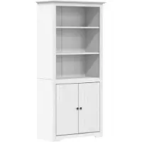 vidaXL Boekenkast BODO 82x40x173 cm massief grenenhout wit