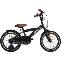AMIGO Spiel + Freizeit GmbH Jongensfiets Explorer 16 Inch 23 cm Jongens Terugtraprem Zwart/Wit