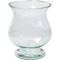 Floran bloemenvaas - transparant eco glas - D17 x H20 cm - Vazen