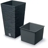 Prosperplast 14l Furu Collection 29.5x29.5x55 Cm Bloempot