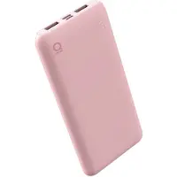Qware - Powerbank - USB-C/USB-A - 10.000 mAh - Geschikt voor Apple Iphone/Samsung - 3x Volledig Vol – Roze