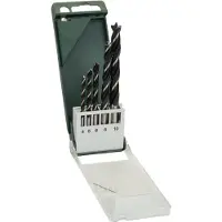 Bosch - 5-delige houtspiraalborenset 4,0; 5,0; 6,0; 8,0; 10,0 mm