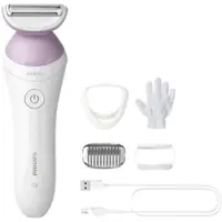 Philips Lady Shaver Series 6000 - Snoerloos scheerapparaat voor nat en droog gebruik - BRL136/00