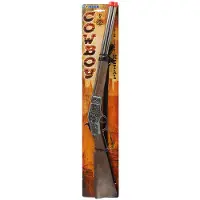 Gonher Silver Rifle 8 Shots 74x14.50x3 Cm Zilver Kinderen