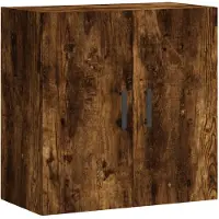 vidaXL Wandkast 60x31x60 cm bewerkt hout gerookt eikenkleurig