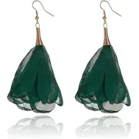 Deja Jewels Grote Kwast Oorbellen LGT JWLS - Groen