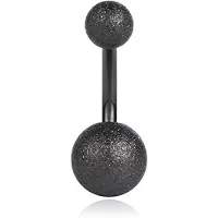 LGT JWLS Navelpiercing Matte afwerking - Zwart