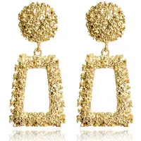 Cilla Jewels Cilla Chunky Geometrische Oorbellen - Goudkleurig