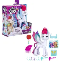 Hasbro My Little Pony Zipp Storm Vleugelverrassing, fashionpopp, voor meisjes, vanaf 5 jaar, geschikt voor jongens en meisjes, 139 mm, meerkleurig