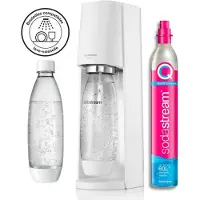 SodaStream Terra Megapack, wit, 134 mm, 198 mm, 430 mm, 1 liter, kunststof